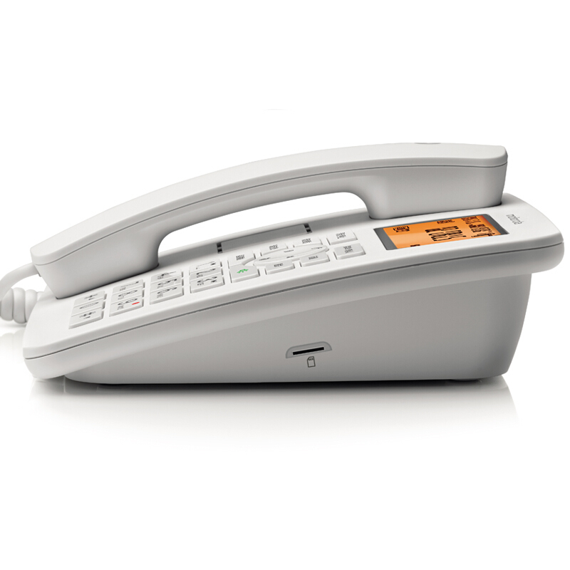 摩托羅拉（Motorola） CT111C 智能自動/手動插卡錄音電話機(jī)座機(jī)商務(wù)客服電話呼叫中心家用辦公固定座機(jī) （白色）_http://www.bzsa.cn/img/sp/766/933ecbf9-4040-4012-bbcb-df1abe182d37.jpg