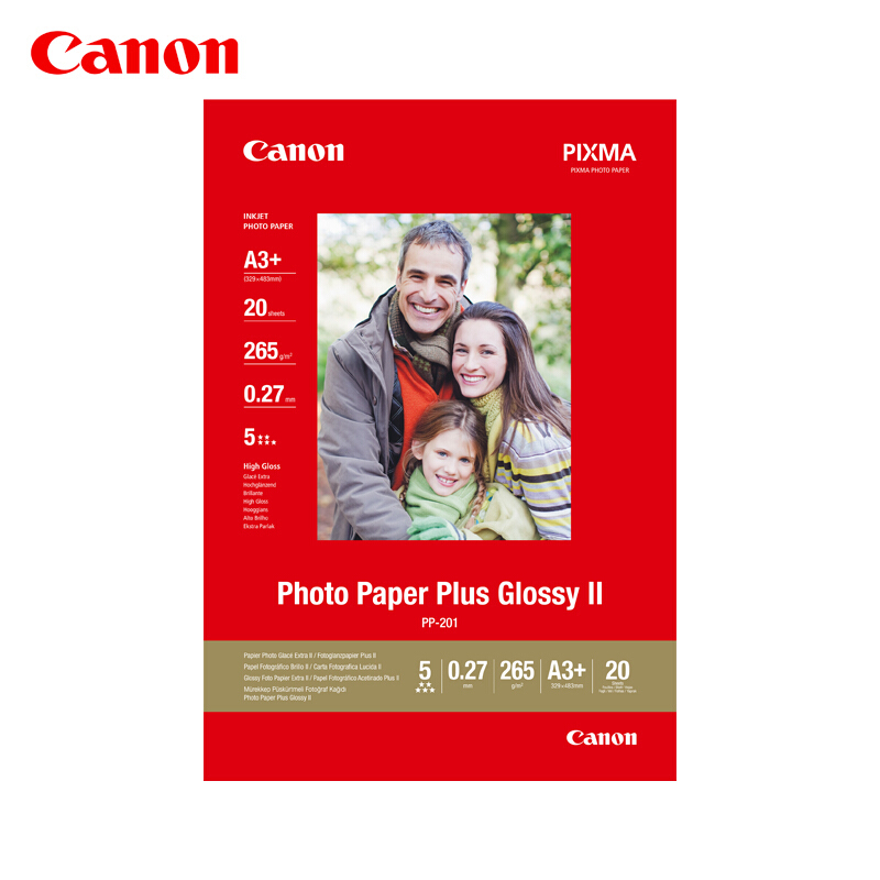 佳能（Canon） PP-201 高級光面照片紙 噴墨打印紙 (A3+/20張) _http://www.bzsa.cn/img/sp/83/9499037a-7cb7-491d-964d-14433ee55e4a.jpg