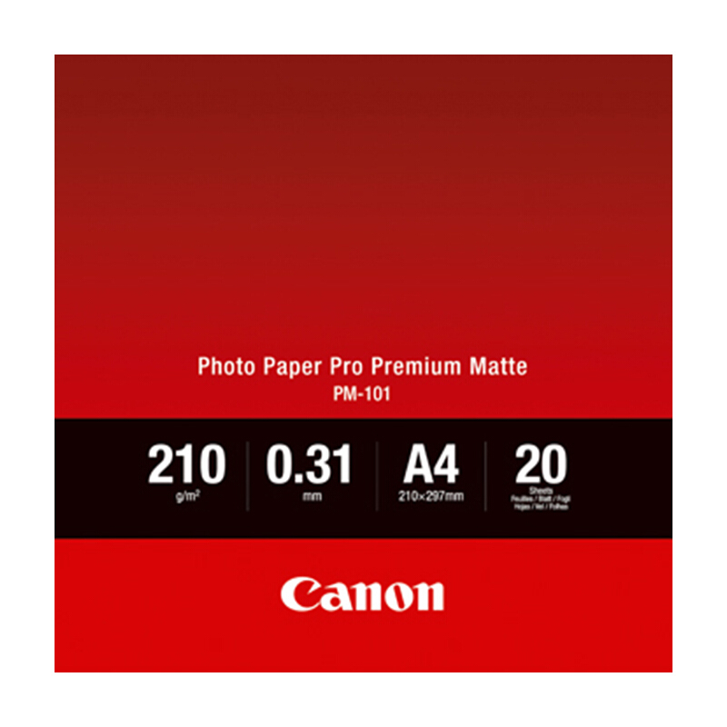 佳能（Canon） PM-101 專業(yè)無光澤照片紙/相片紙 (A4/20張) _http://www.bzsa.cn/img/sp/83/d838e8c2-7b41-4778-ac47-d4073cdcea52.jpg