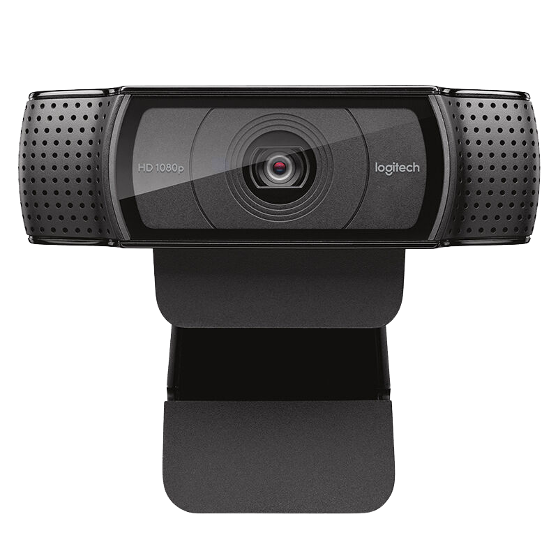 羅技（Logitech）C920e 高清網(wǎng)絡(luò)攝像頭 黑灰色