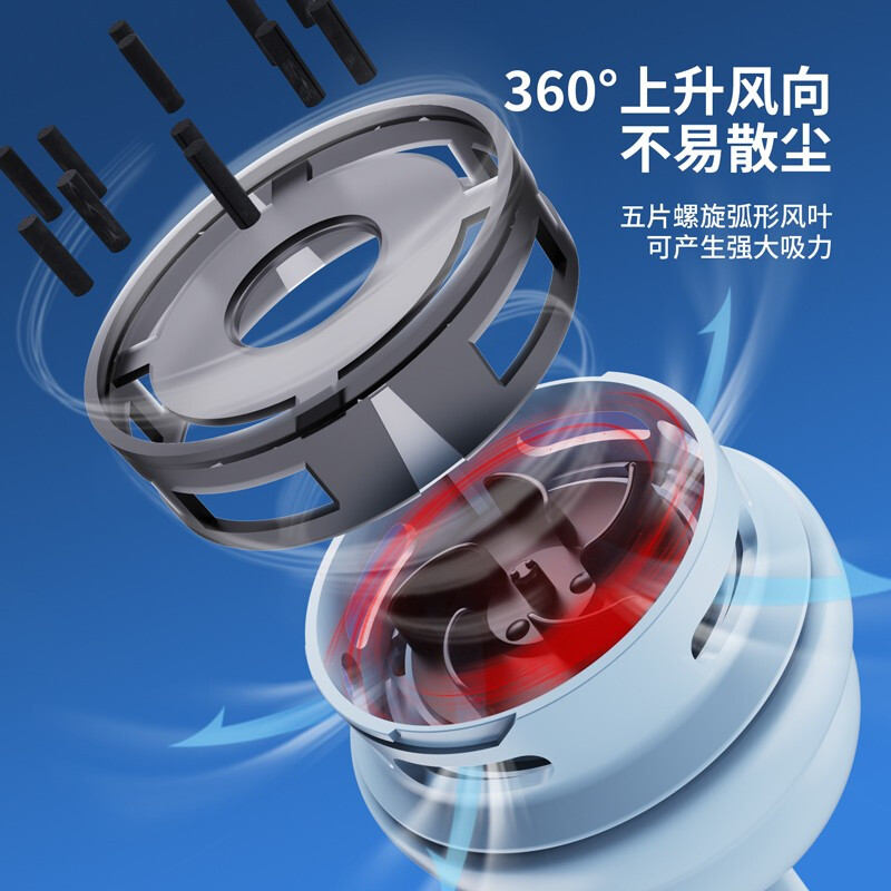 得力 桌面吸塵器電動(dòng)橡皮擦屑清潔器 淺藍(lán)/手提充電款18890_http://www.bzsa.cn/newimg/C202207/1657617921491.jpg