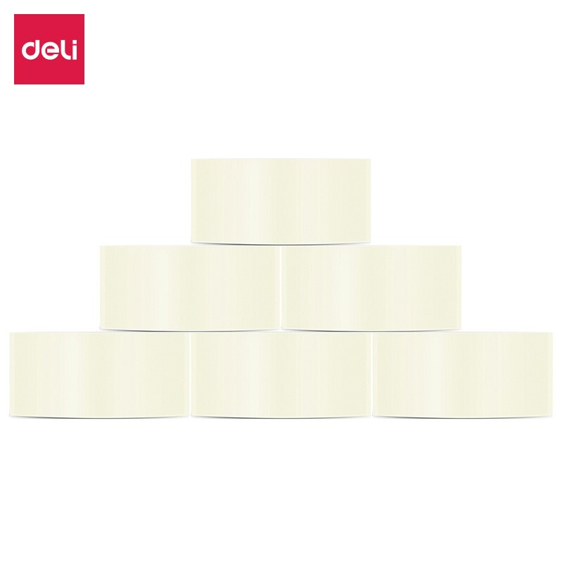 得力（deli） 30911 透明封箱膠帶 48mm*60y 6卷/桶_http://www.bzsa.cn/newimg/C202207/1658393506376.jpg