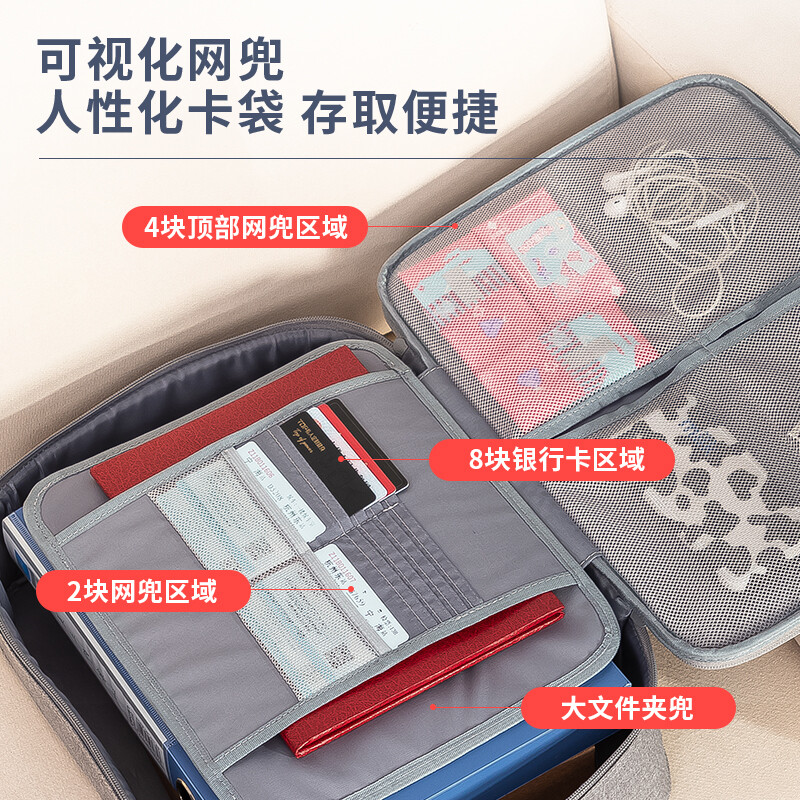得力(deli)大容量多功能文件袋 雙層 灰色 63758_http://www.bzsa.cn/newimg/C202208/1661932338431.jpg