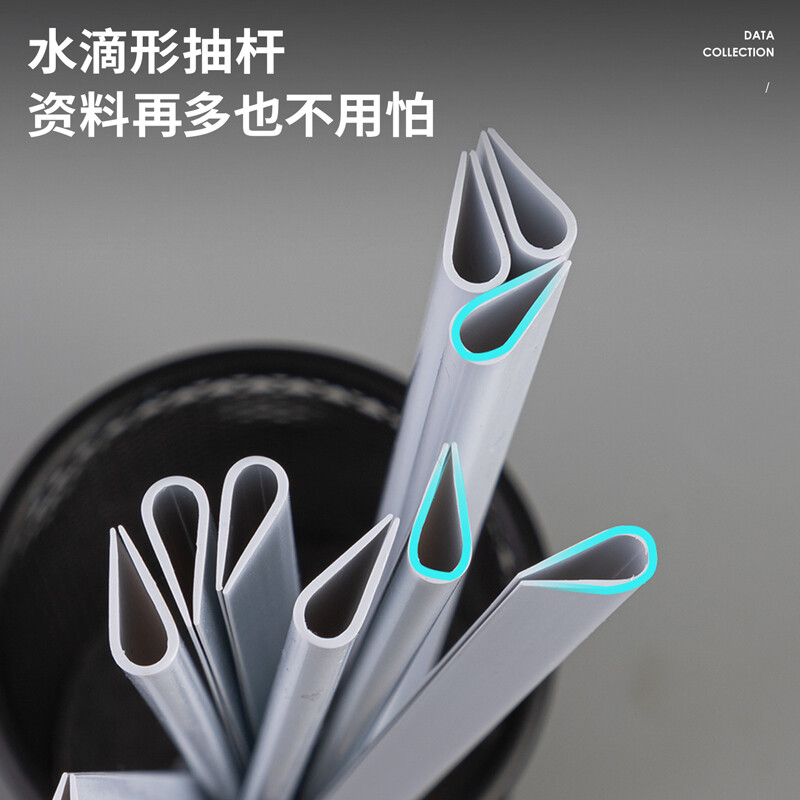 得力(deli)10只A4水滴形拉桿夾  5mm報(bào)告夾簡歷夾 5538 白色透明_http://www.bzsa.cn/newimg/C202208/1661934794197.jpg