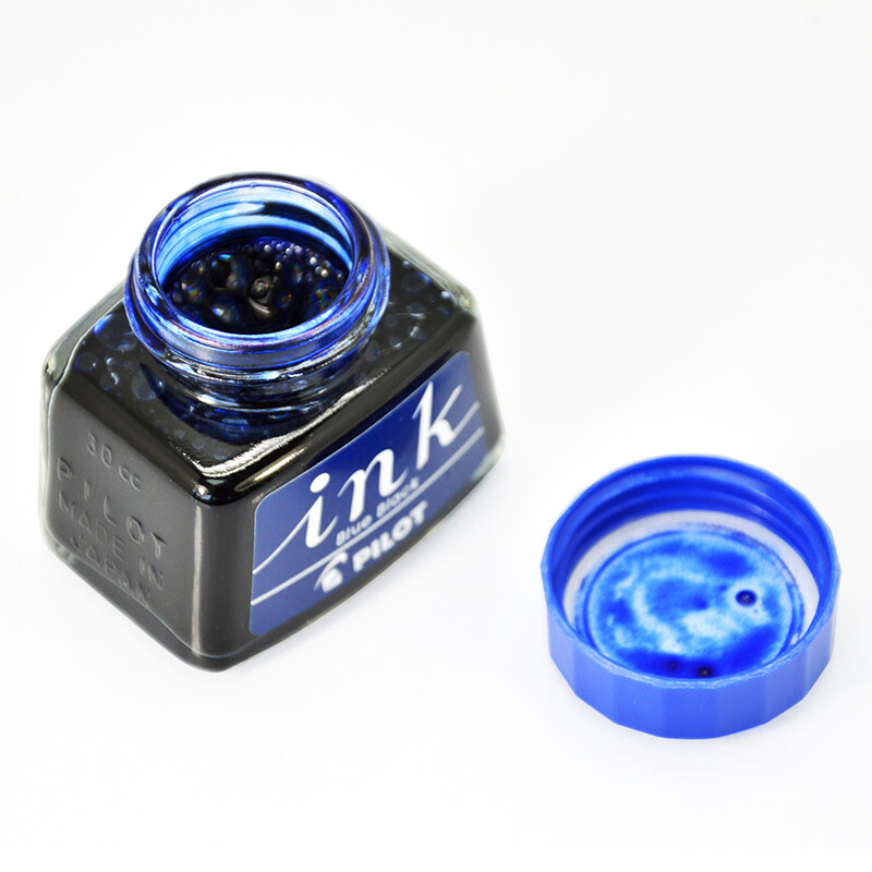 百樂（PILOT）非碳素墨水 不堵筆鋼筆墨水30ml 藍黑INK-30-BB_http://www.bzsa.cn/newimg/C202209/1662541080611.jpg