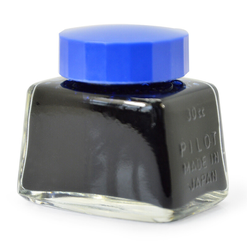 百樂（PILOT）非碳素墨水 不堵筆鋼筆墨水30ml 藍黑INK-30-BB_http://www.bzsa.cn/newimg/C202209/1662541080708.jpg