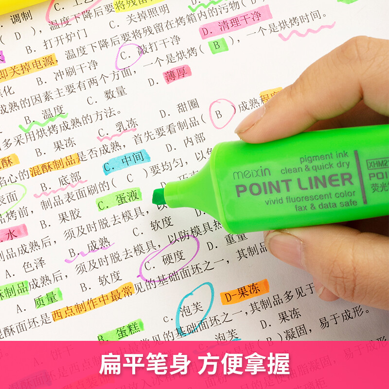 晨光(M&G)文具6色熒光筆 醒目重點(diǎn)標(biāo)記筆 6支/盒XHM21505_http://www.bzsa.cn/newimg/C202210/1666771599767.jpg