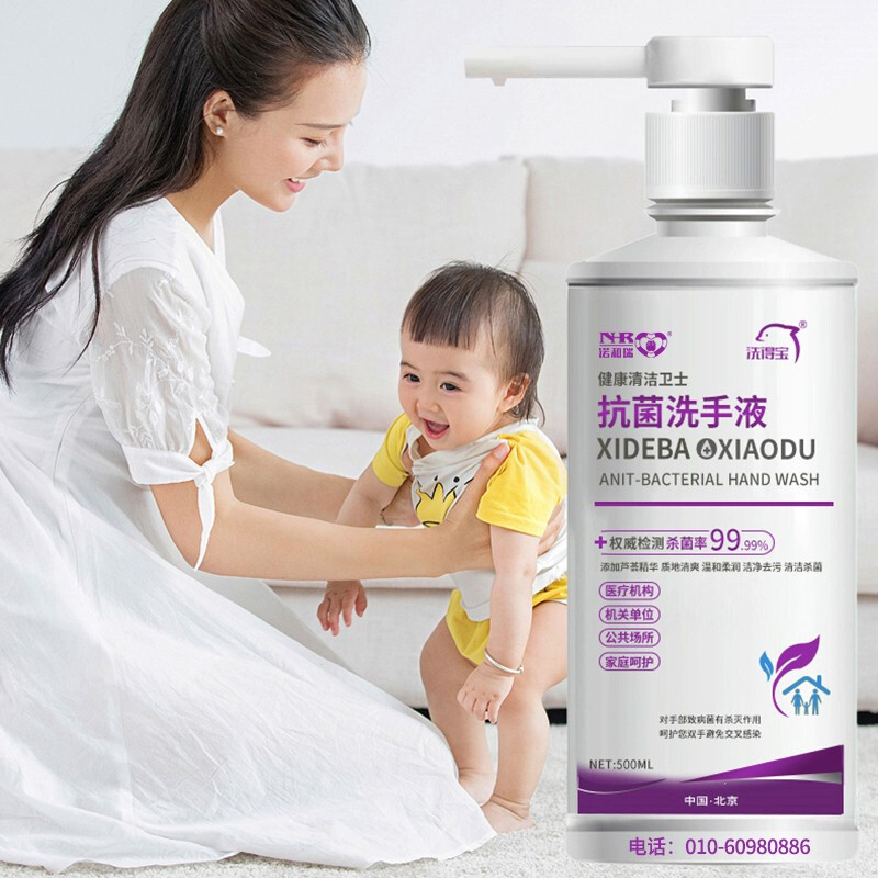 洗得寶 抗菌洗手液消毒洗手液 護膚保濕殺菌500ml/瓶