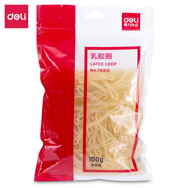 得力(deli)100g耐用橡皮筋/乳膠圈/橡皮圈/捆扎膠圈 辦公用品 79310_http://www.bzsa.cn/newimg/C202212/1672391046488.jpg