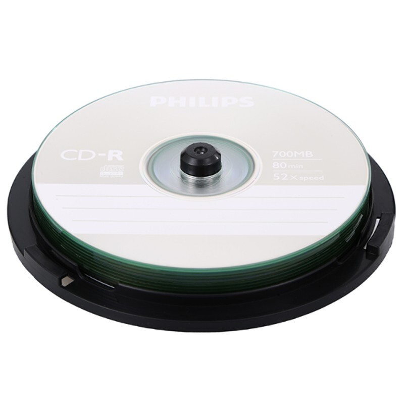 飛利浦（PHILIPS）CD-R光盤/刻錄盤 52速700M 桶裝10片_http://www.bzsa.cn/newimg/C202301/1672734006826.jpg