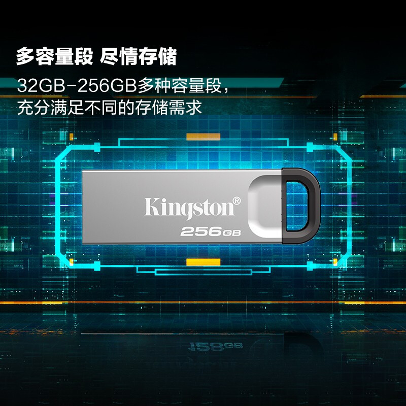 金士頓（Kingston）USB 3.2 Gen 1 U盤 DTKN256G_http://www.bzsa.cn/newimg/C202303/1679462962575.jpg