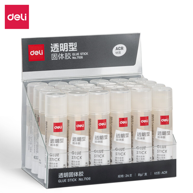 得力(deli)8g透明色ACR固體膠水24支裝 7106_http://www.bzsa.cn/newimg/C202303/1679649239185.jpg