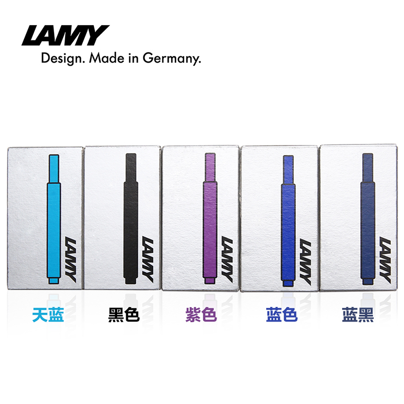凌美（LAMY） 狩獵者/恒星鋼筆墨膽 墨囊 墨水筆一次性筆芯替換5支裝 T10 黑色_http://www.bzsa.cn/newimg/C202311/1699434720843.jpg